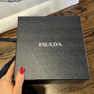 BIG Prada headband box and bag